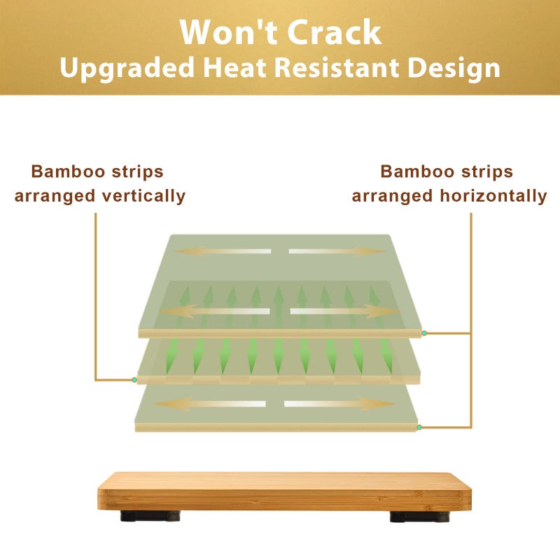 Umilife Cutting board Compatible with Panasonic NB-G110P FlashXpress Toaster Oven (Oven Excluded)  Countertop Oven Accessories  With Heat Resistant Non-Skid Silicone Feet  Protects Cabinet  More Storage Space - Image 5